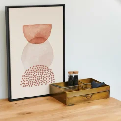 ABSTRACT Deco Da Parete Nero, Bianco, Marrone|CASA Sale