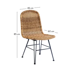 ACACIA Gambe A X Set Di 2 Naturale|CASA Outlet