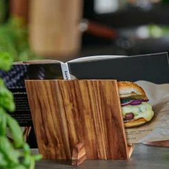 ACACIA LUX Leggio Ricettario Supporto Tablet Naturale|CASA Sale