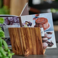 ACACIA LUX Leggio Ricettario Supporto Tablet Naturale|CASA Sale