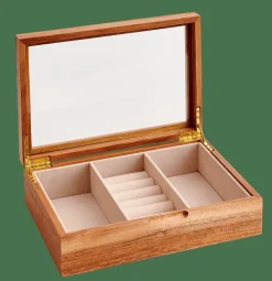 ACACIA Scatola Portagioie Marrone|CASA Outlet