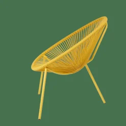 ACAPULCO Sedia Lounge Giallo|CASA Outlet