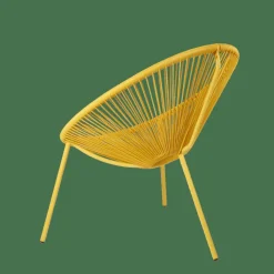 ACAPULCO Sedia Lounge Giallo|CASA Outlet