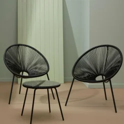 ACAPULCO Set Lounge Nero|CASA