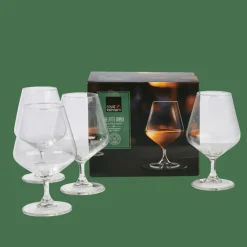 AFTER DINNER Bicchiere Da Cognac Set Di 4 Trasparente|CASA New