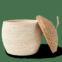 ALVIN Cesto Portatutto Con Coperchio Marrone, Naturale|CASA Clearance