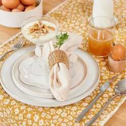 AMANDA Anello Portatovaglioli Marrone|CASA Sale