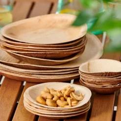 ARECA LEAF Piatti Set Di 6 Naturale|CASA Sale