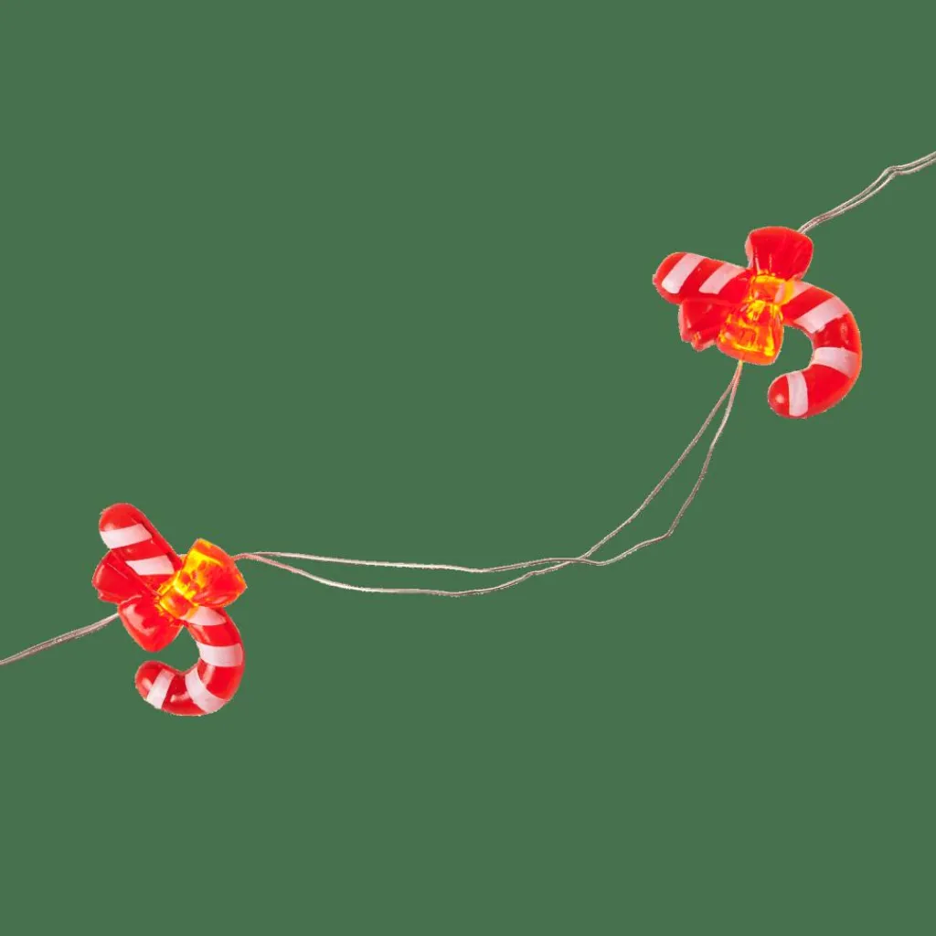 ARO Filo Luminoso Con 20 Luci Led 2 Disegni Rosso, Verde|CASA Clearance