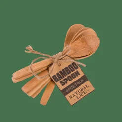 BAMBOO Cucchiaini Set Di 6 Naturale|CASA