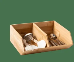 BAMBOO Organizzatore Impilabile Naturale|CASA Clearance