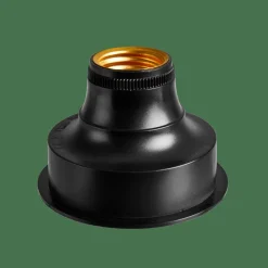 BATI Supporto Lampadina E Batteria E27 Nero|CASA Hot