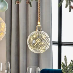 BLOXEM Pallina Decorativa 20 Luci Led Trasparente|CASA Hot