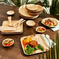 BRAID Anello Portatov Set Di 2 Naturale|CASA Hot