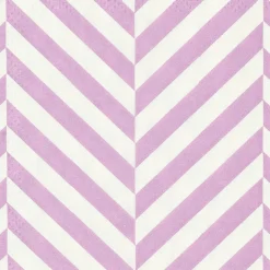 CHEVRON Set Di 20 Tovaglioli Viola|CASA
