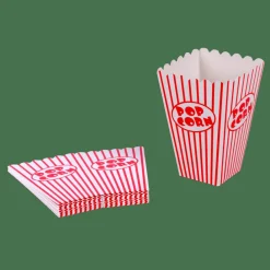CINEMA Bicchiere Popcorn Set Di 8 Bianco, Rosso|CASA Sale