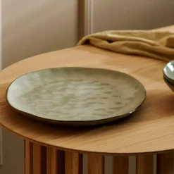 EARTH LAGOON Piatto Piano Verde Chiaro|CASA Outlet