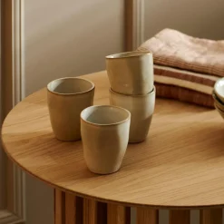 EARTH MARL Mug 20 CL Crema|CASA Clearance