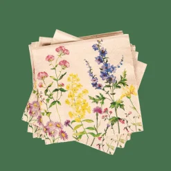 ECO FLORAL Set Di 20 Tovaglioli Vari Colori|CASA Clearance