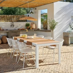 ETHAN & LOIC Set Da Giardino Bianco|CASA Clearance