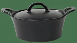 FERO Cocotte Con Coperchio 80 CL Nero|CASA Sale