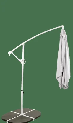 FIJI Ombrellone Sospeso Senza Base Grigio Chiaro|CASA Clearance