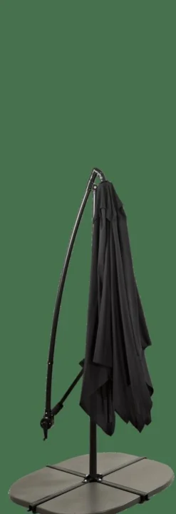 FIJI Ombrellone Sospeso Senza Base Nero|CASA