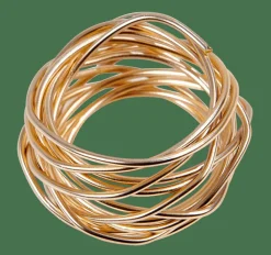 FILLY Anello Portatovaglioli Dorato|CASA Outlet