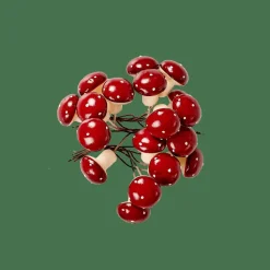 FOAM Fungo Decorativo Rosso Scuro|CASA Clearance