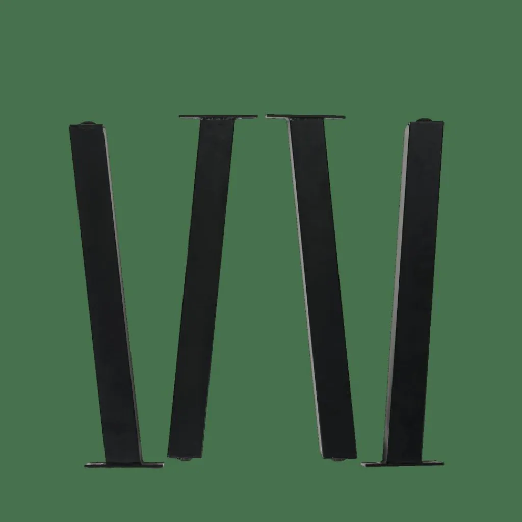 FORMAX Tavolo Da Giardino Con Gambe Nero|CASA Online