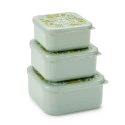 FRESHMOOD Contenitori X Snack Set Da 3 Seafoam + Stampa Loulou Colore: Seafoam|CASA Outlet