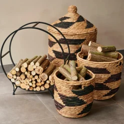 GUATEMALA Cesto Nero, Naturale|CASA Discount