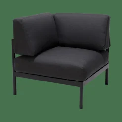 HANNA Lounge Poltr Ad Angolo Nero|CASA Discount