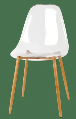 ICE Sedia Da Tavolo Trasparente, Naturale|CASA Sale