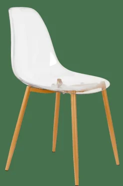 ICE Sedia Da Tavolo Trasparente, Naturale|CASA Sale