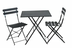 IMPERIAL Set Bistro Quadrato Nero|CASA Sale
