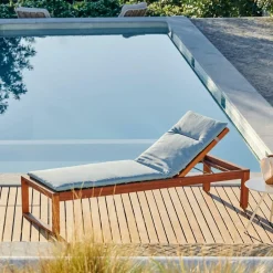 ISLAND ECO Cuscino Per Sdraio Aqua|CASA