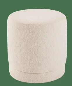 LANCE Pouf: Bianco|CASA Outlet