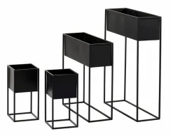 LARGO Vaso Per Piante Nero|CASA Hot