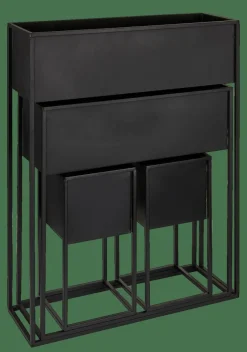 LARGO Vaso Per Piante Nero|CASA Online