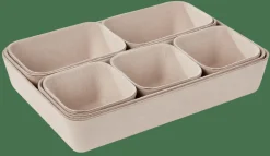 LINOSTORE Cestini Portatutto Per Cassetto Beige|CASA Discount