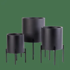 LOUNGE Vaso Da Giardino Nero|CASA Best