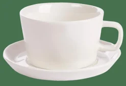 MAREA Tazza E Piattino 22 CL Bianco|CASA Outlet