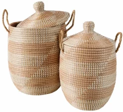 MODULAR SAND Cesto Di Metallo Beige|CASA Online