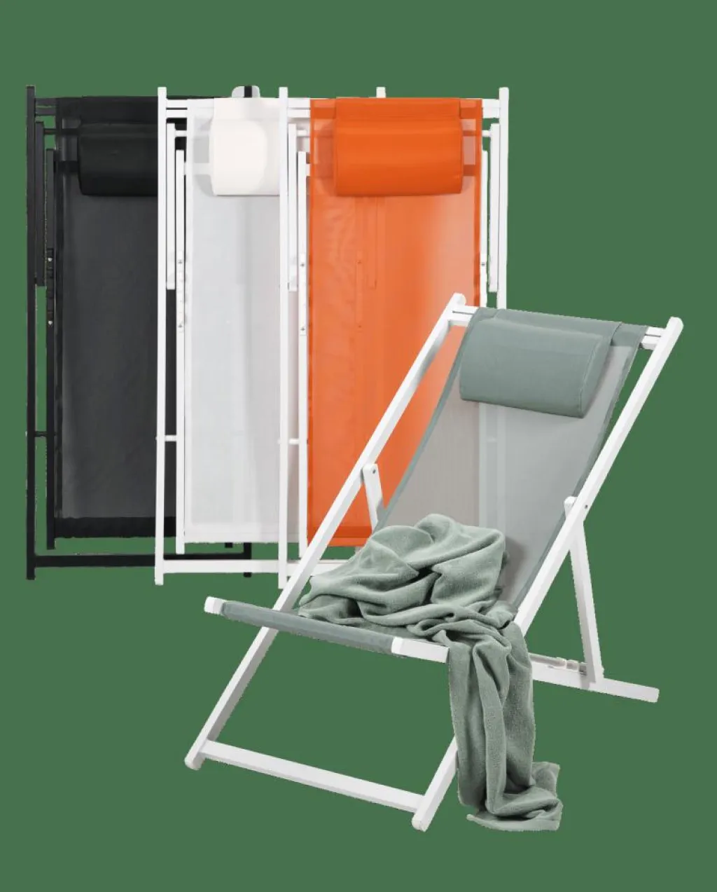 MONTEREY Sedia Pieghevole Bianco|CASA Sale