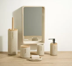 NEW RESIN Scopino WC In Supporto Naturale|CASA Online