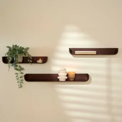 NOMA Scaffale Da Parete S/3 Marrone|CASA Discount