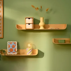 NOMA Scaffale Pensile S/3 Naturale|CASA