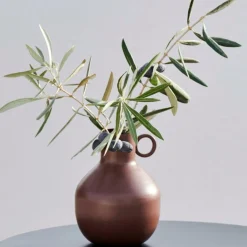 RONDO Vaso Marrone Scuro|CASA Sale