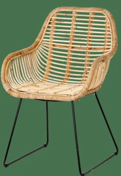ROTAN Sedia Da Tavolo Naturale|CASA New